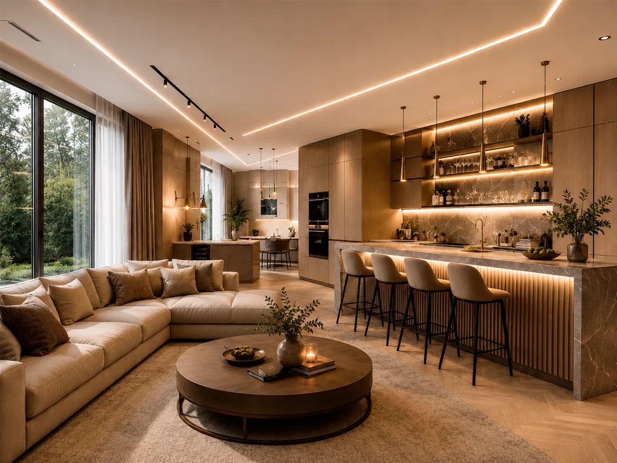 Finished LagiMeister interior — a turnkey space
